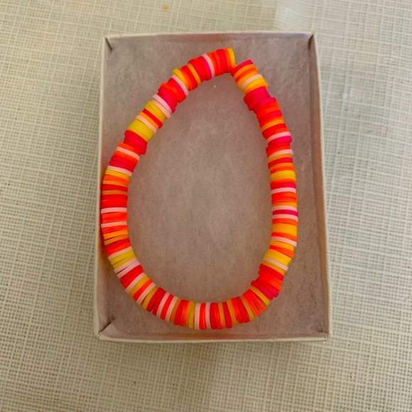 Sunrise clay bead bracelet - Picture 1 of 4